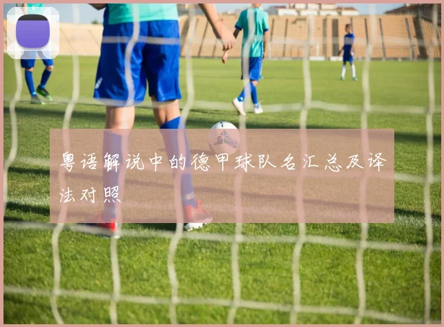 粤语解说中的德甲球队名汇总及译法对照